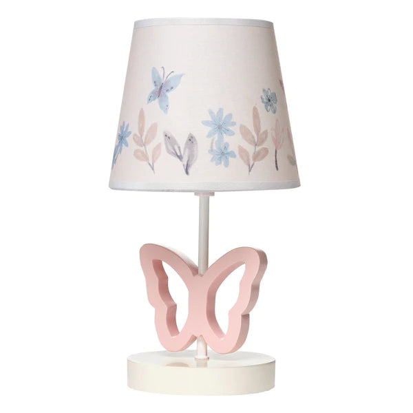 Lambs & Ivy Baby Blooms Lamp with Shade & Bulb