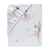 Lambs & Ivy Ballerina Baby Cotton Fitted Crib Sheet