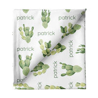 Sugar + Maple Stretchy Blanket | Cactus