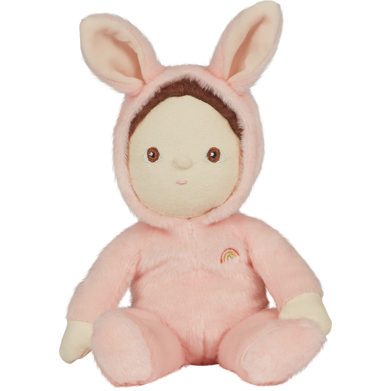 Olli Ella Dinky Dinkums Fluffle Family Bella Bunny | Rose Pink