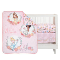 Disney Princesses-3 Pc Crib Set