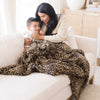 Saranoni Faux Fur Throw Blanket | Classic Leopard