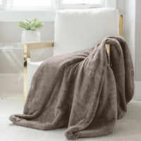 Saranoni Grand Faux Fur Throw Blankets