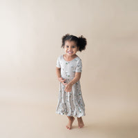Kyte Baby Twirl Dress | Small Khaki Magnolia