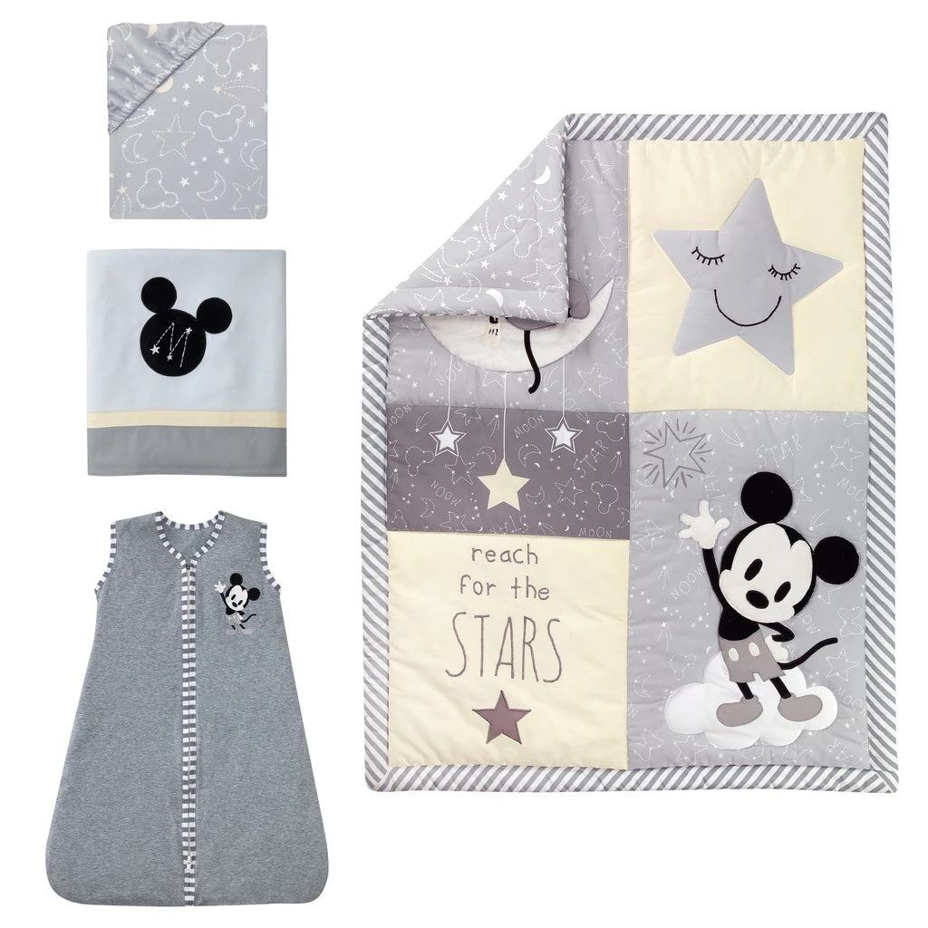 Mickey Mouse 4-Piece Bedding Set