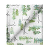Sugar + Maple Stretchy Blanket | Pine Tree