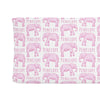 Sugar + Maple Changing Pad Cover | Elephant Pink