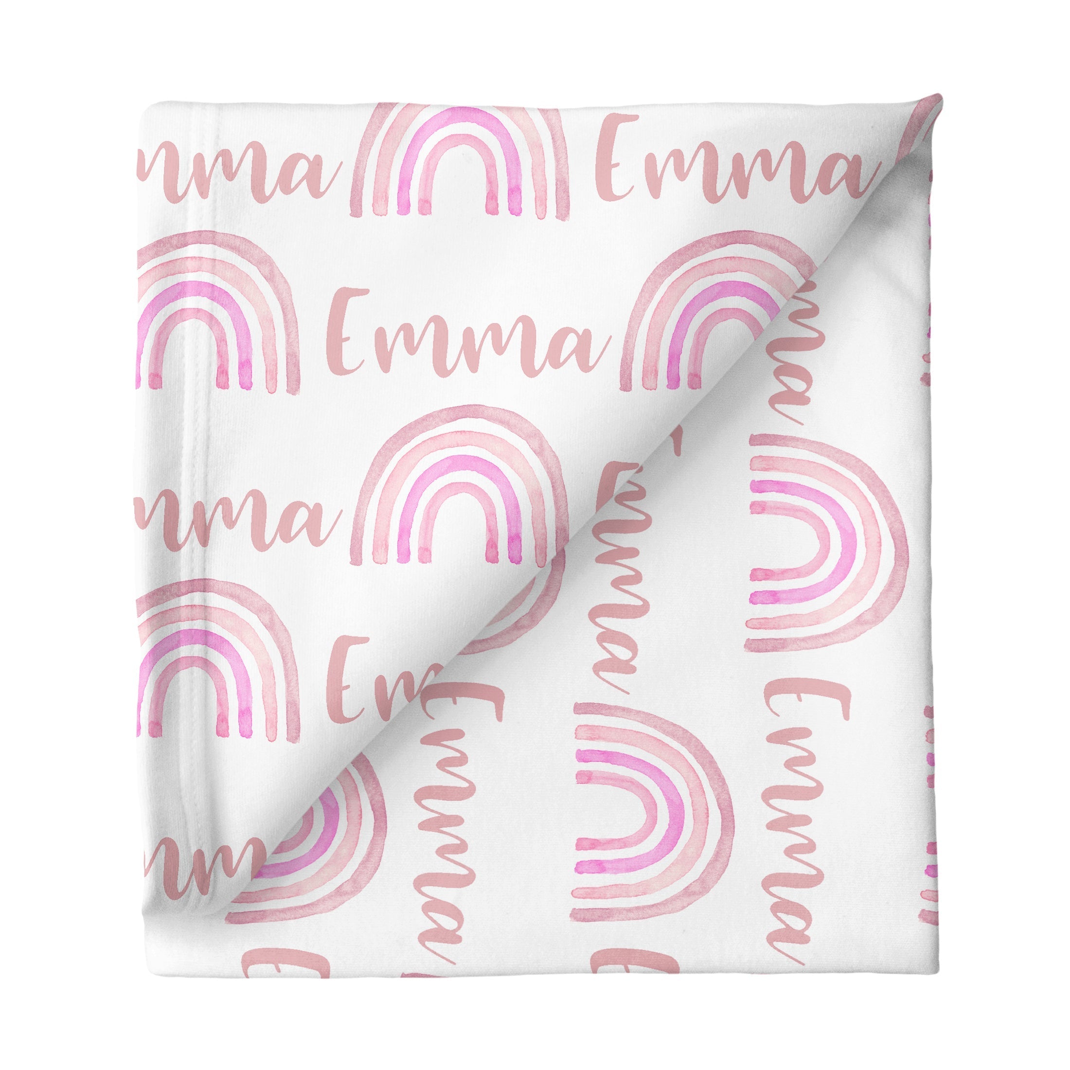 Sugar + Maple Stretchy Blanket | Rainbow Pink