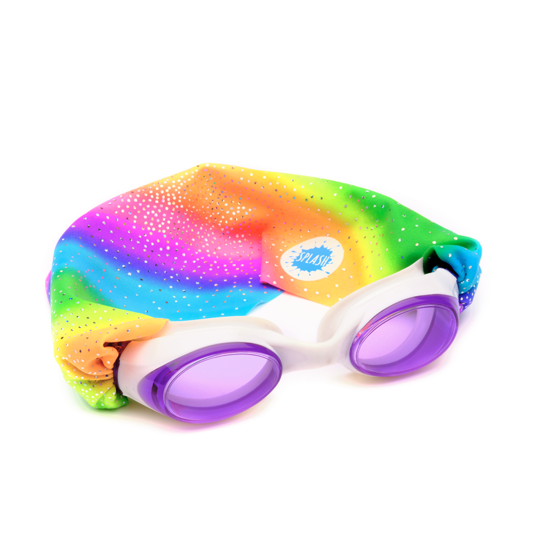 Rainbow Sparkle Swim Goggles