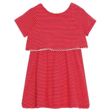 Mabel + Honey Berry Me Stripe Knit Dress