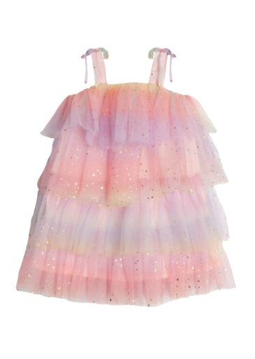 Isobella & Chloe Rainbow Delight Dress | Pink