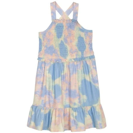 Mabel + Honey Lemon Blueberry Swirl Printed Knit Dress