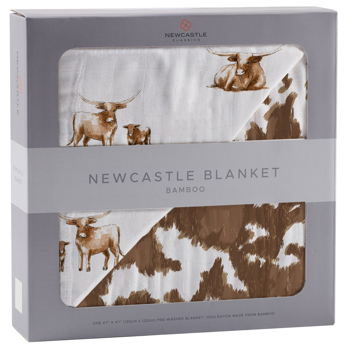 Newcastle Classics Longhorn & Cowhide Newcastle Blanket