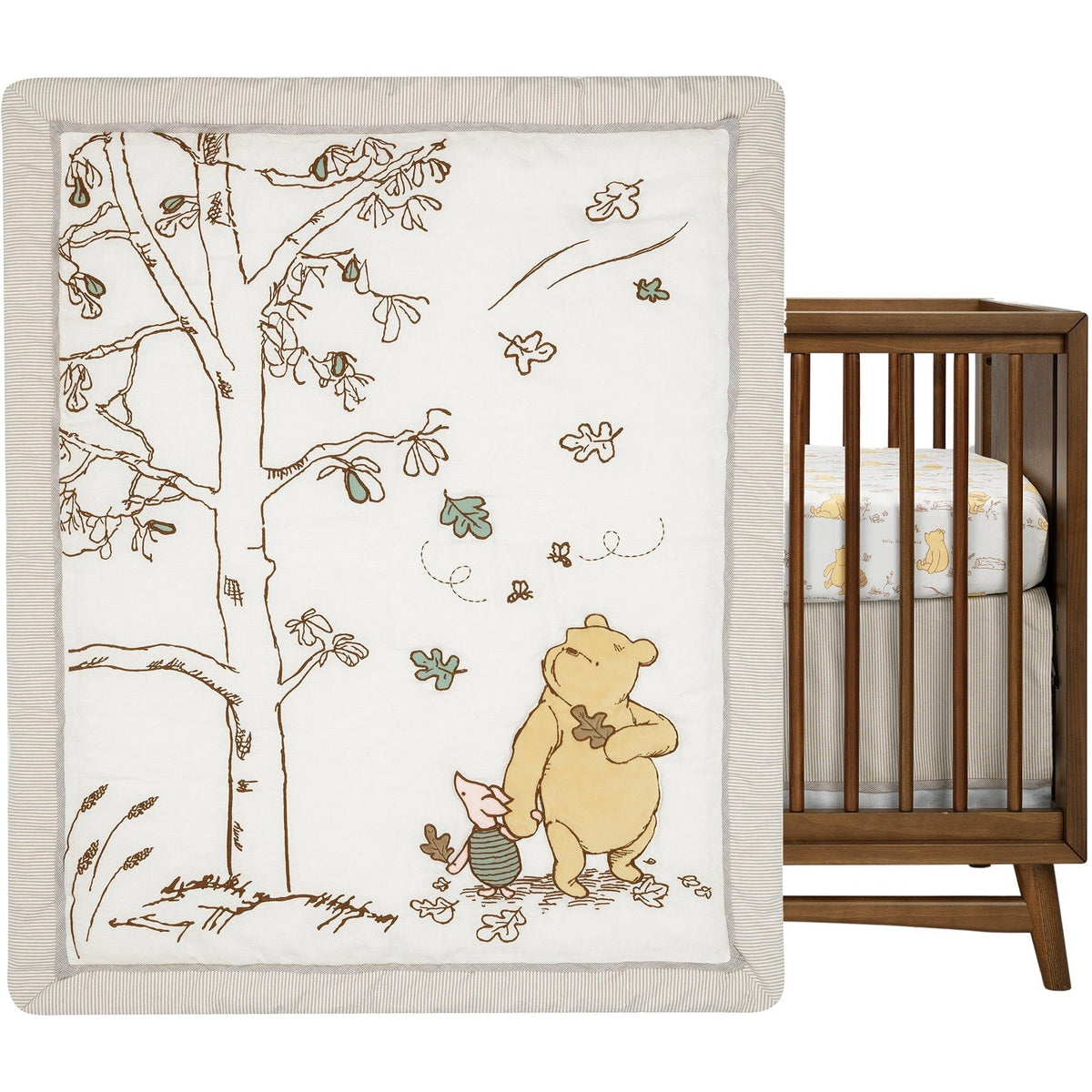 Lambs & Ivy Storytime Pooh 3-Piece Crib Bedding Set
