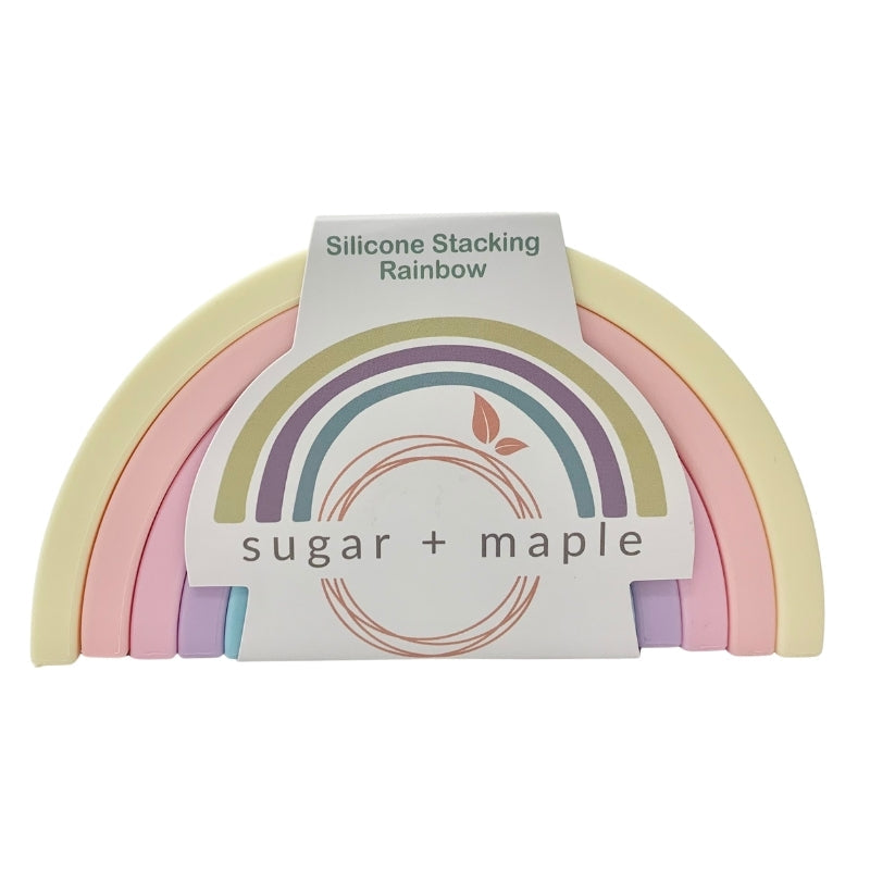 Sugar + Maple Rainbow Stacker (6 pc) | Pastel