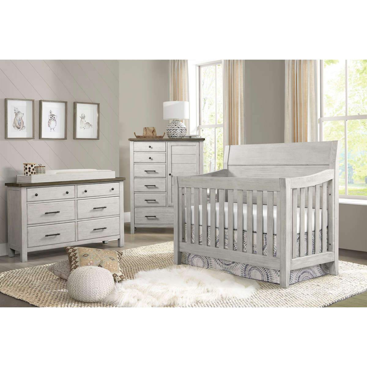 Westwood Design Timber Ridge 6-Drawer Dresser Weathered Washed Sierra