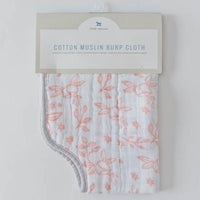 Little Unicorn Cotton Muslin Burp Cloth - Garden Rose