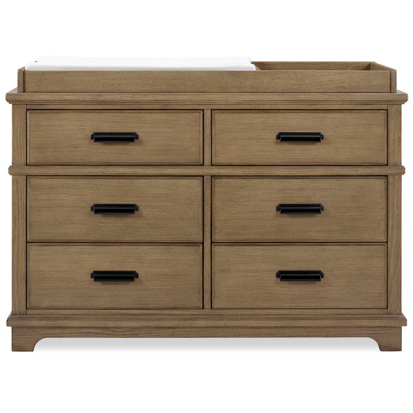 delta children's dresser Asher 6 Drawer Dresser with Changing Top